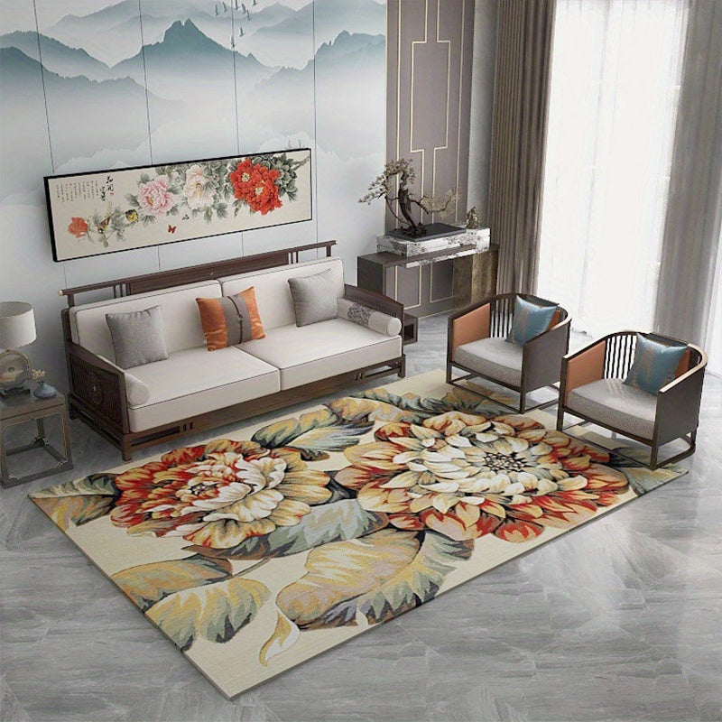 Modern Geometric Area Rug Grey Floor Carpet Living Room Bedroom Dining Room
