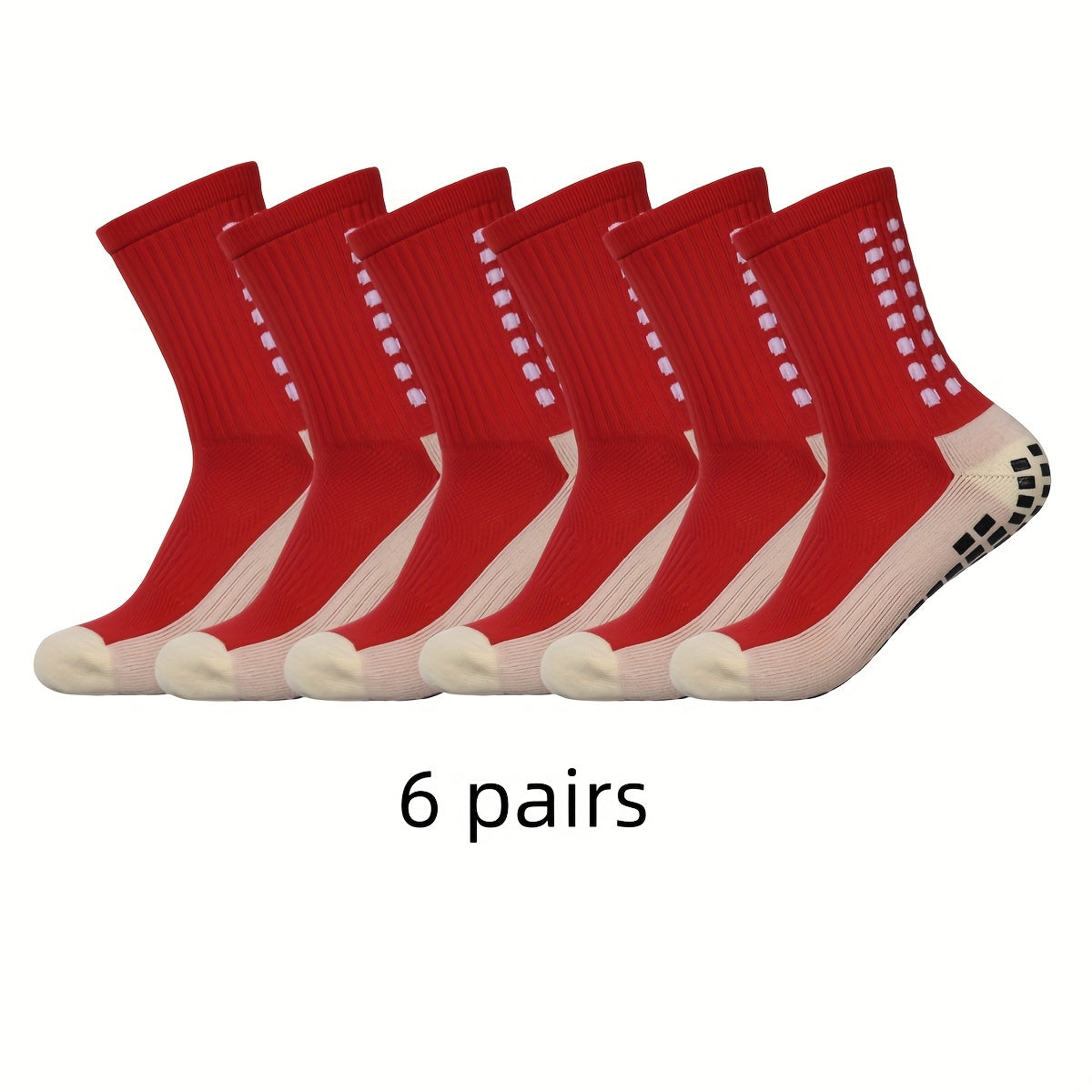 Men's Mid Crew Sport Socks Nylon Blend Breathable Comfortable Active Wear