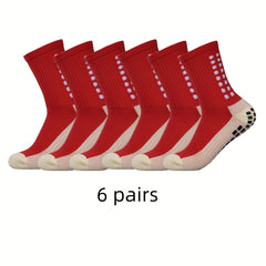 Men's Mid Crew Sport Socks Nylon Blend Breathable Comfortable Active Wear