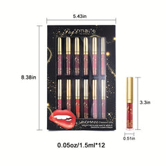 Waterproof Long Lasting Matte Lipstick Natural Sexy Lip Gloss Nude Red Lip Tint