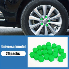 Set of 20 Car Tire Night Light Wheel Hub Screw Set
