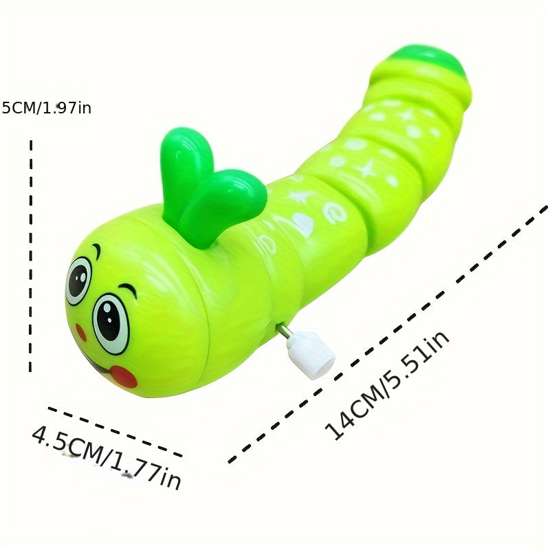 Colorful Clockwork Crawling Toys for Kids, Twistable Bodies, Fun Gift