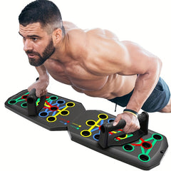 28-Hole Push Up Board - Chest Muscle Exercise Equipment