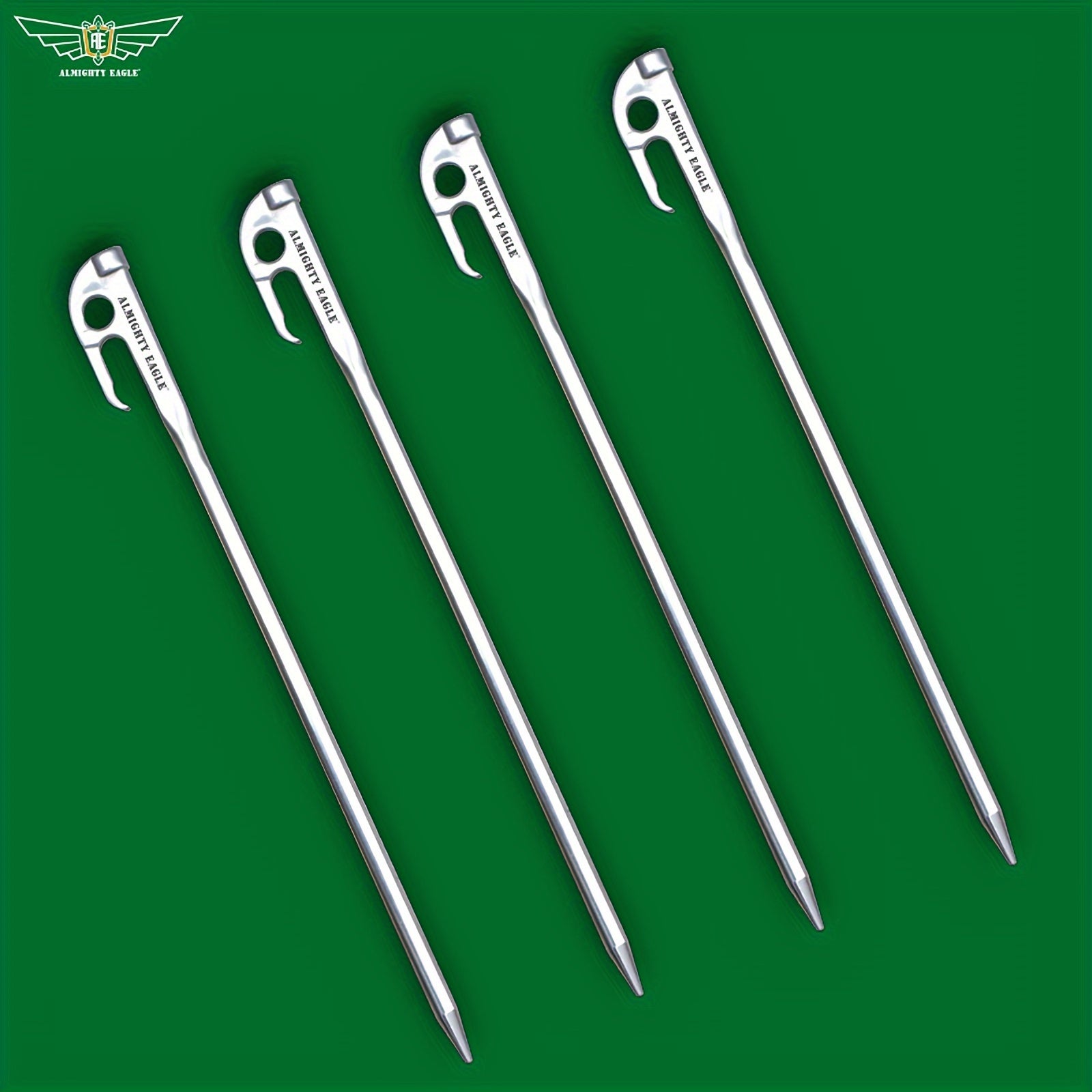 4pcs ALMIGHTY EAGLE 420 Stainless Steel Ground Nails