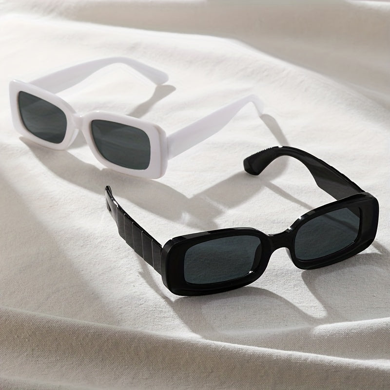 Y2K Rectangle Sunglasses Anti Glare UV400