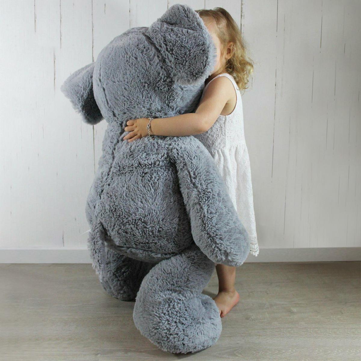 Jumbo Soft Plush Elephant Giant Cuddly Toy Stuffed Teddy