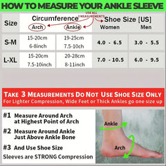 Compression Socks Ankle Support for Running Yoga More
