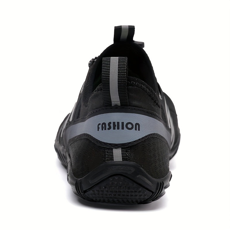 Men's Aqua Wading Shoes With Drawstring, Outdoor Walking Shoes