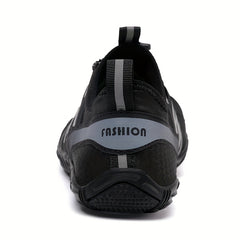 Men's Aqua Wading Shoes With Drawstring, Outdoor Walking Shoes