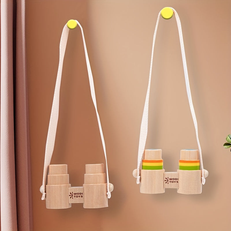 Kids Wooden Binoculars Educational Toy