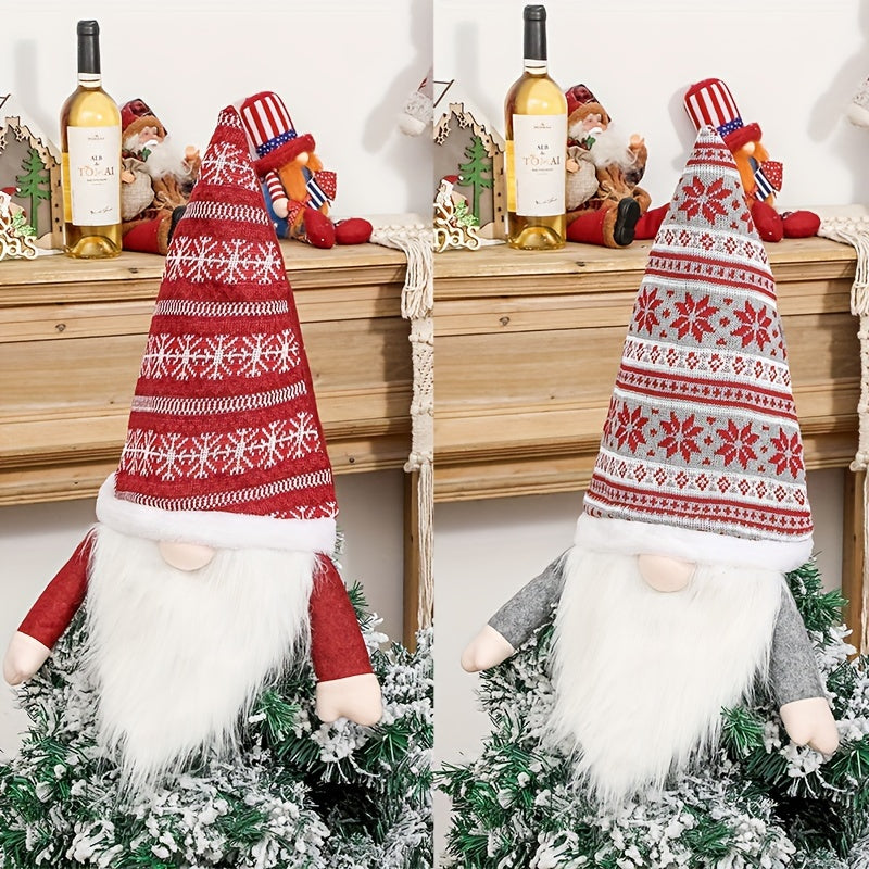 Christmas Tree Topper Gnome Decor Ornaments