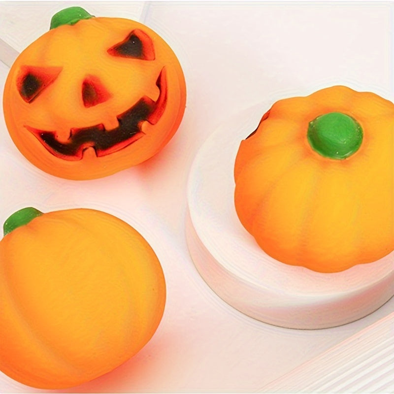 Halloween Pumpkin Squeeze Ball Funny Toy