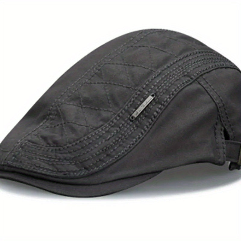Casual Beret Mesh Peaked Cap Painter Hat Sunshade Retro Forward Hat Cowboy Hat