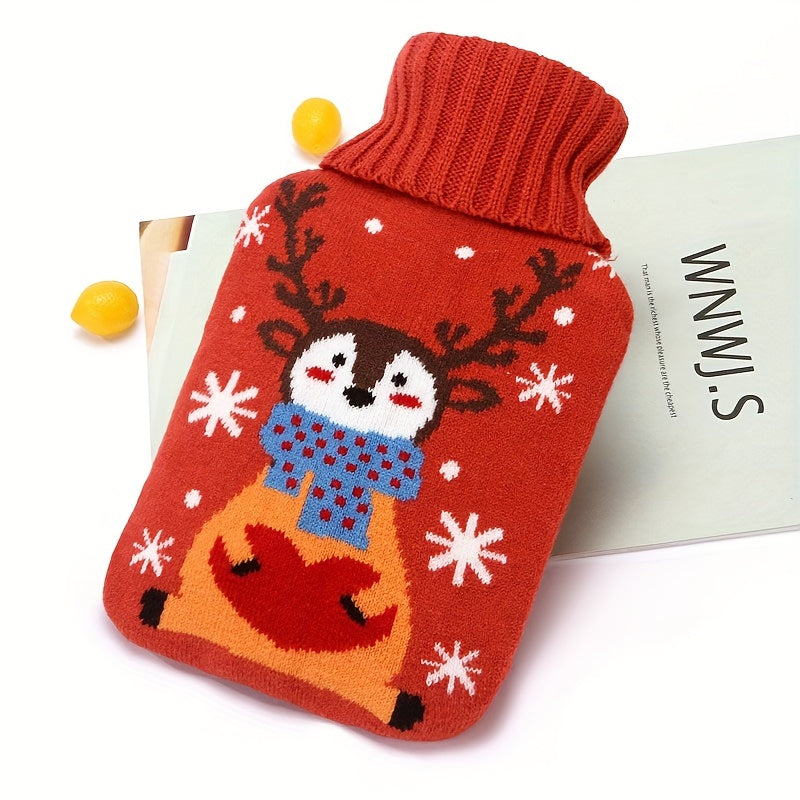 Knitted Fabric Cover PVC Water Injection Hot Water Bag 1000mL Set
