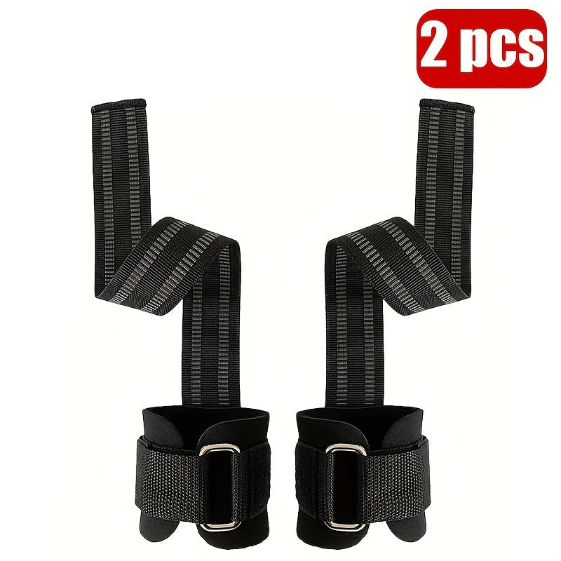 2pcs Weightlifting Wristbands Lifting Straps Gym Wrist Wraps