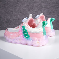 Kid's Shock Absorbing Running Shoes Non Slip Soft Sole Sneakers