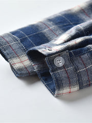 Baby Boys Plaid Shirts Button Down Bowtie Long Sleeve Tops