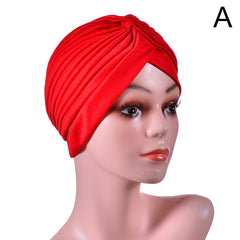 Stretchy Turban Cap Twisted Hat For Women