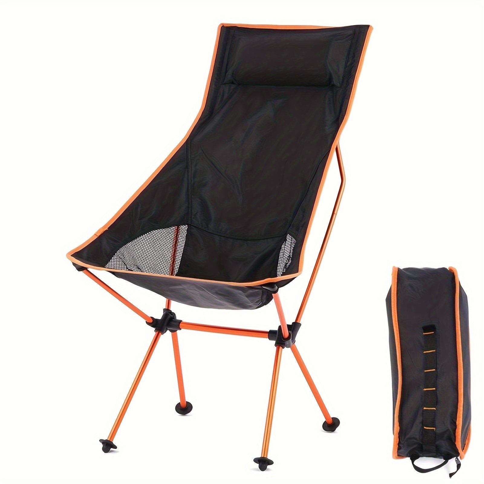 Portable Folding Chairs With Pillow Beach Chairs With Carry Bag