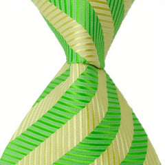 Men's Classic Stripe Jacquard Woven Tie Party Necktie
