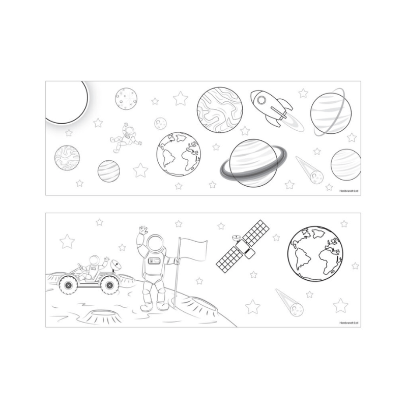 Space Colouring Mug - Fun and Creative Coffee Cup Gift