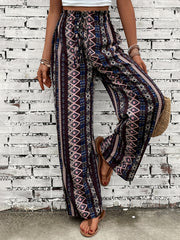 Wide Leg Pants Casual Paper Bag Waist Pants For Spring & Summer Women's Clothing