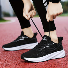 Soft Thick Bottom Running Shoes Lightweight Arch Support Mesh Sneakers
