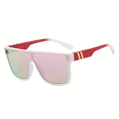 Square Frame Polarized Sunglasses Men's Unisex UV Protection
