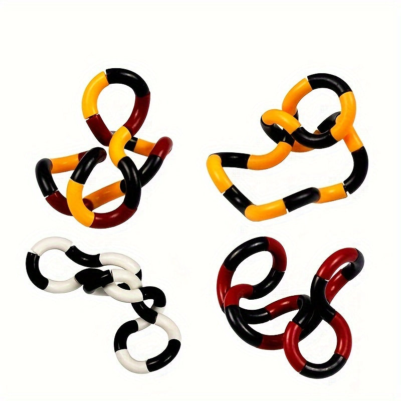 6pcs Twisted Rope Circle Wrapped Toy Adult Stress Relief Gift
