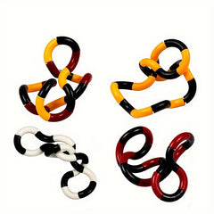 6pcs Twisted Rope Circle Wrapped Toy Adult Stress Relief Gift