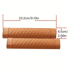 Leather Seat Belt Pads for Comfortable Driving