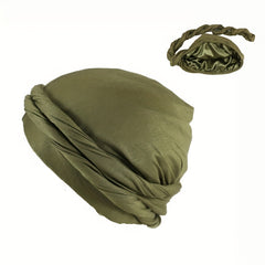 Men's Turban Hat Stretchy Bag Head Hat Indian Hat African Ethnic Bandana Hat
