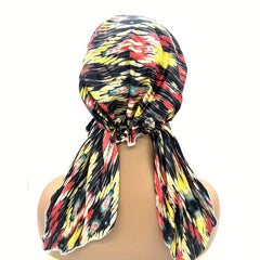 Snake Pattern Print Head Scarf Unisex Stretchy Head Wrap