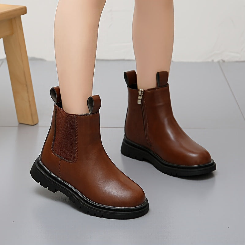 Kids' Water-Resistant Ankle Boots w/ Zipper - Outdoor Activities