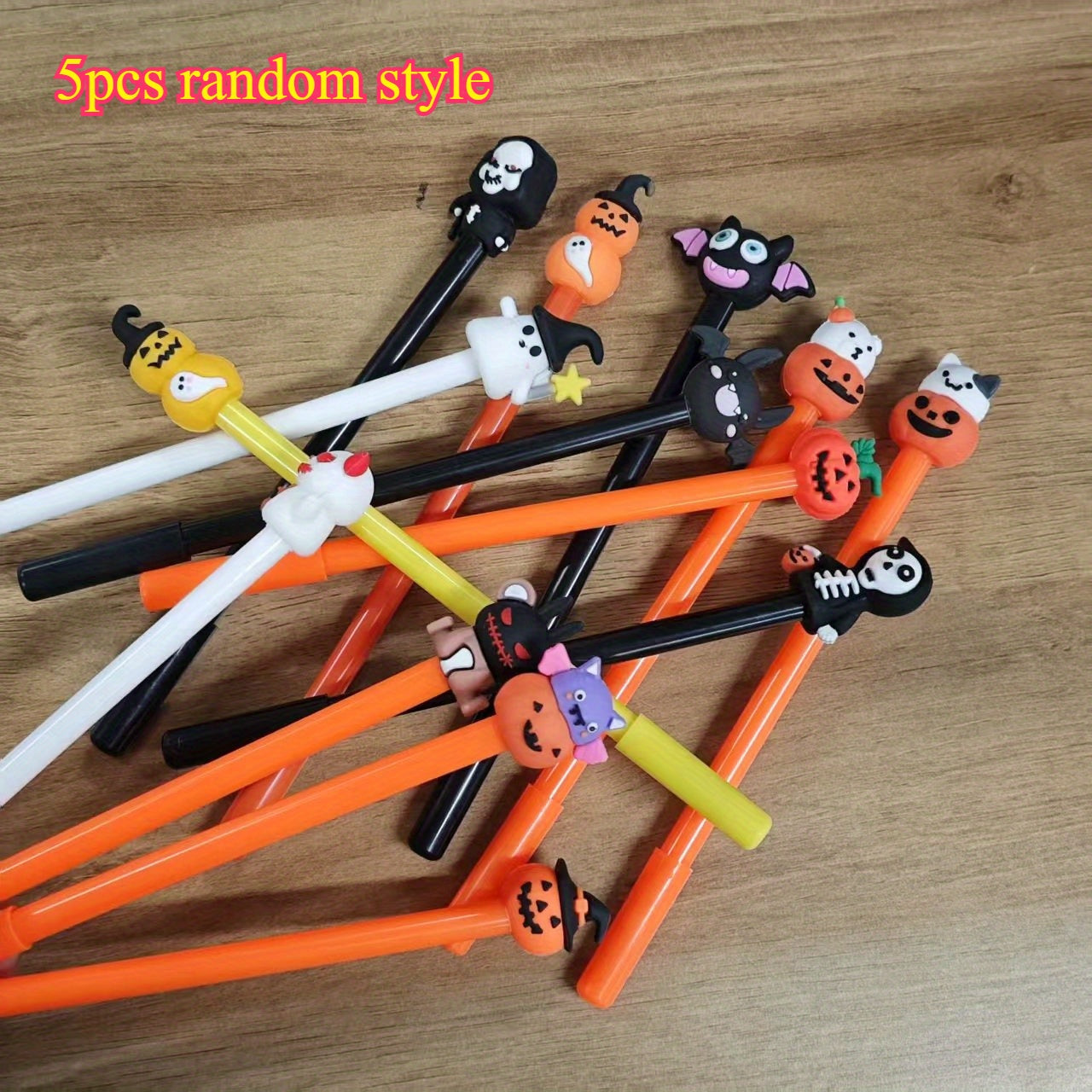 Halloween Novel Writing Pens & Colored Pencils Set