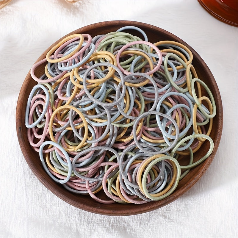 50pcs Colorful Elastic Hair Ties Hair Bands Set for Baby Girls