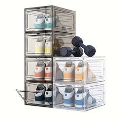 1pc Plastic Shoes Box Transparent Dustproof Shoes Box Men Women Shoes Cabinet