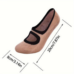 3 Pairs Women's Anti-Slip Yoga Socks Soft Comfortable Ballet Sports Socks