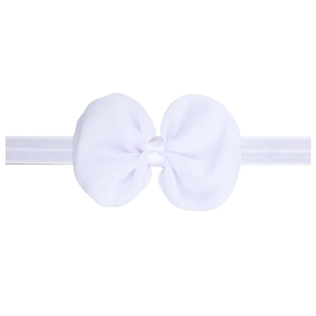 Chiffon Bow Headband Hair Accessories for Baby Girls