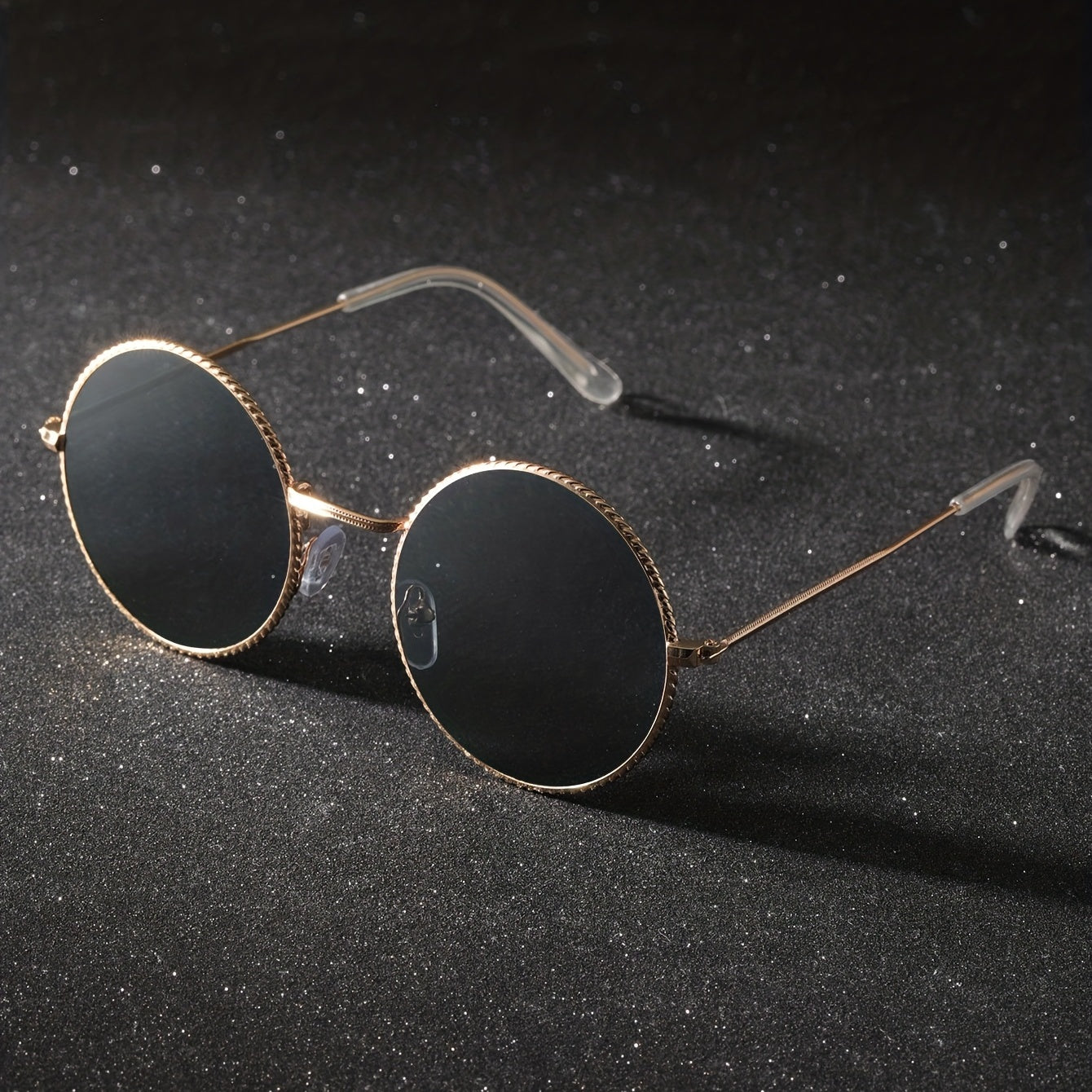 Retro Metal Round Frame Sunglasses