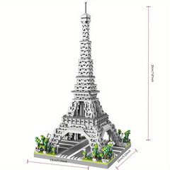 Eiffel Tower Model Building Blocks Toy - Decorative And Educational Gift
