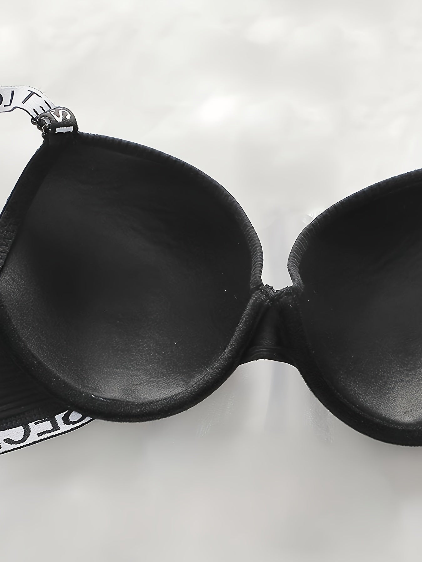 Letter Print Bra & Panties Lingerie Set