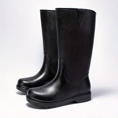 Men's High Top Rain Boots Waterproof Non slip Galoshes