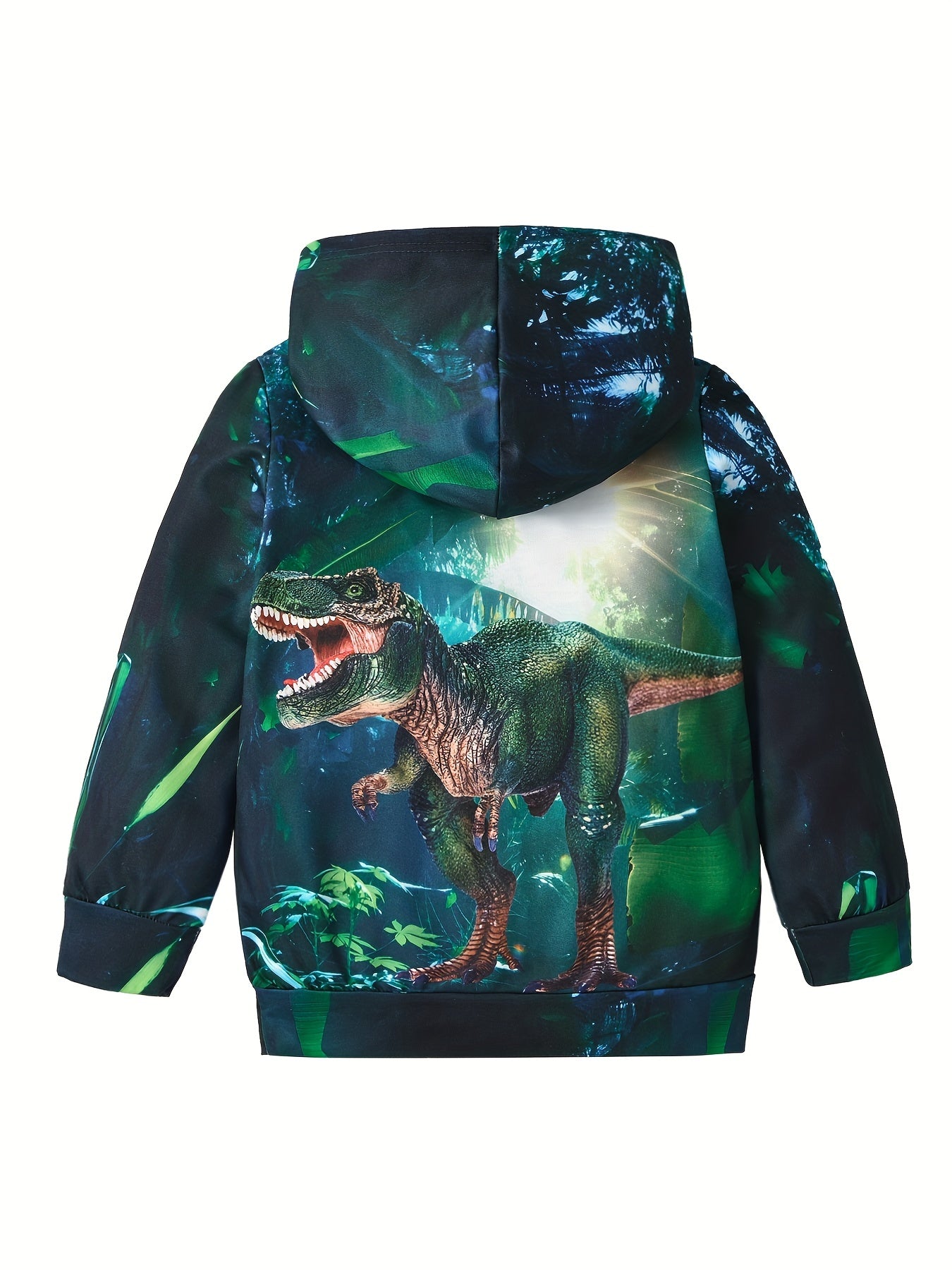 Dinosaur 3D Print Boys Hooded Sweatshirt For Spring Fall Kids Hoodie
