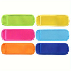 6pcs Ice Pop Sleeves Neoprene Insulator Sleeves 6 Colors