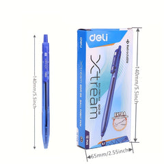 12pcs Office Ballpoint Pens 0.7mm Smooth Writing & Low Viscosity Ink