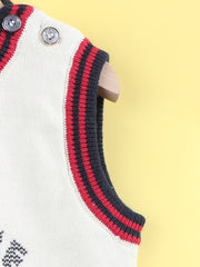 Baby Boys Round Neck Sweater Vest