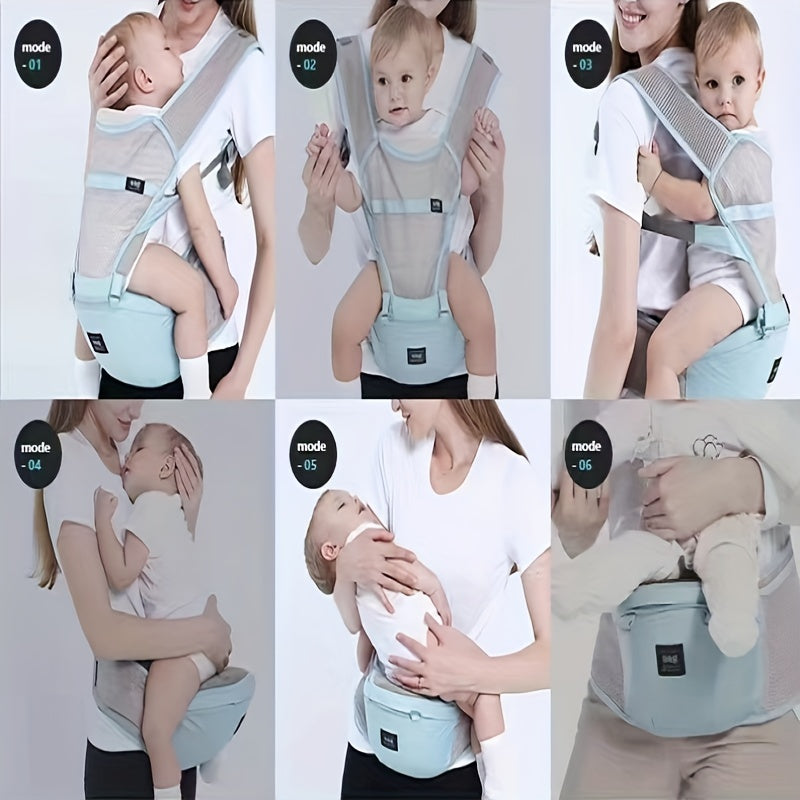 Breathable Baby Carrier Waist Stool for Summer Travel
