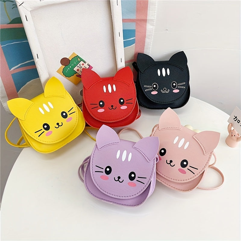 Kids Cat Shoulder Bag Crossbody Coin Purse for Girls
