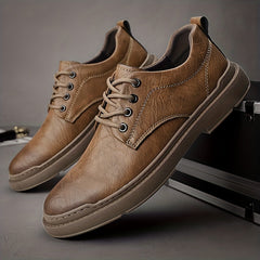 Men's Derby Shoes Lace up Front Dress Shoes For Men Business Formal Wedding